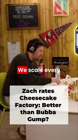 They're scaling the entire Cheesecake Factory menu, one item at a time, from one to ten! Are they crispy? Is it delectable? Find out! #cheesecakefactory #foodreview #tastetest #foodscaling