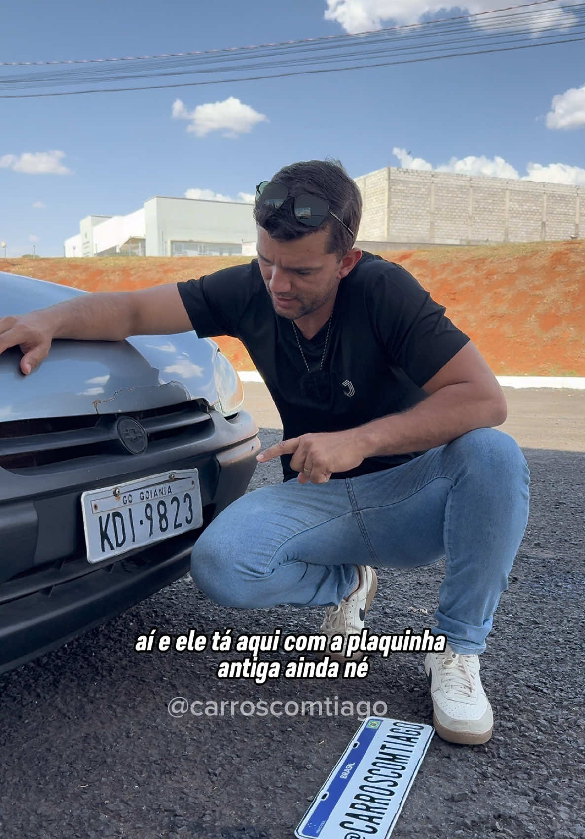 O que e um carro placa preta?  #carros #motos #corsa 