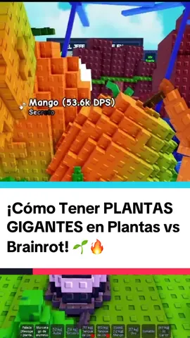 ¡Cómo Tener PLANTAS GIGANTES en Plantas vs Brainrot! 🌱🔥#capylord #plantsvsbrainrots #plantsvsbrainrot 