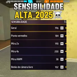 Essa é a melhor sensibilidade xitada atualizada com e sem dpi para dar full vermelho no free fire  #sensibilidadefreefire #sensidok7 #sensiff #freefire 