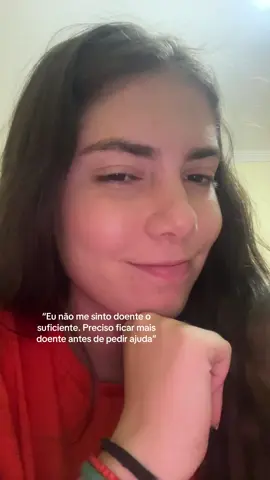 Eu sei. Eu também senti isso diversas vezes na minha vida. O sentimento de nunca estar magr@ o sufiencinte, doente o suficiente para o TA é comum. Mas pensa comigo: quem não está doente, não deseja estar mais doente ainda, né??? #TA #MentalHealth #saudemental 