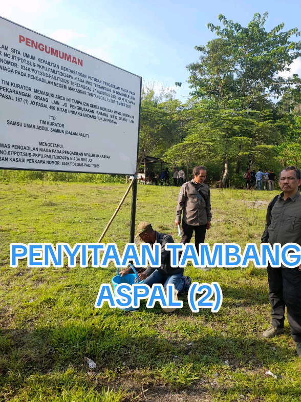 PENYITAAN TAMBANG ASPAL (2) . #butonpos #publiksatu 
