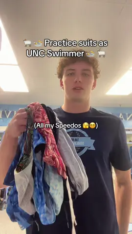 Everyone wanted to see my pink Speedo so here’s that along with all my other ones. My favorite: the Minecraft one #swimmer #unc #d1athlete #fyp #viral 