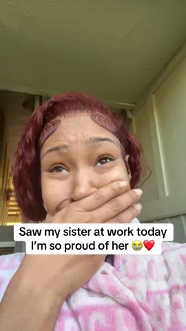 Saw my sister at work today . I’m so proud of the woman she grew up to be ❤️❤️❤️❤️ #littlesister #Siblings #adele #fyp 