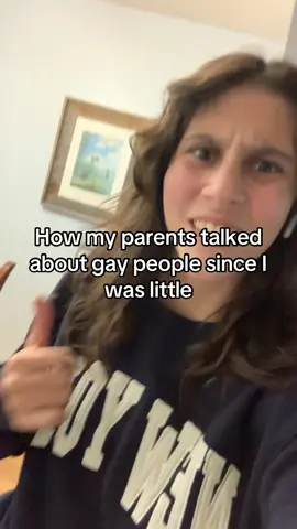 How my parents talked about gay people definitely impacted my internalized homophobia 