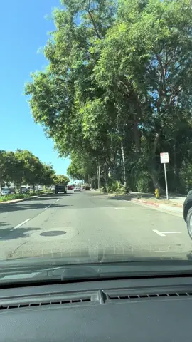 Hot day streets drive