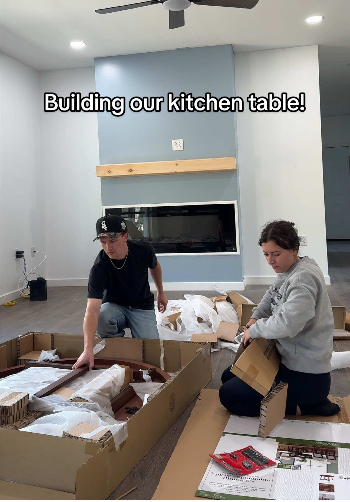 We have so many things to put together! 😅 #couple #Relationship #couplesgoals #fyp 