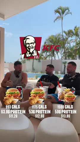 Sometimes it’s not about giving up your favorite foods it’s about choosing smarter. Here’s how three people can eat at KFC or Red Rooster with totally different calorie and protein outcomes, just by tweaking their orders. . . . Comment “FAT LOSS BIBLE” below if you want the complete sustainable fat loss guide that lets you enjoy your meals without guilt. . . . #FatLossTips #SmartEating #HighProteinMeals #CalorieHacks #FitnessJourney 