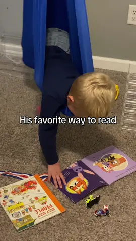 Our little sensory seeker in his sensory swing #sensoryswing #sensory #sensoryseeker 