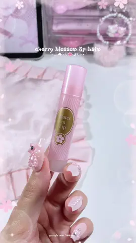 cherry blossom lip balm 🌸 #kbeauty #pink #lipbalm #aesthetics #wonyoungism                    @YesStyleInfluencers @YesStyle 