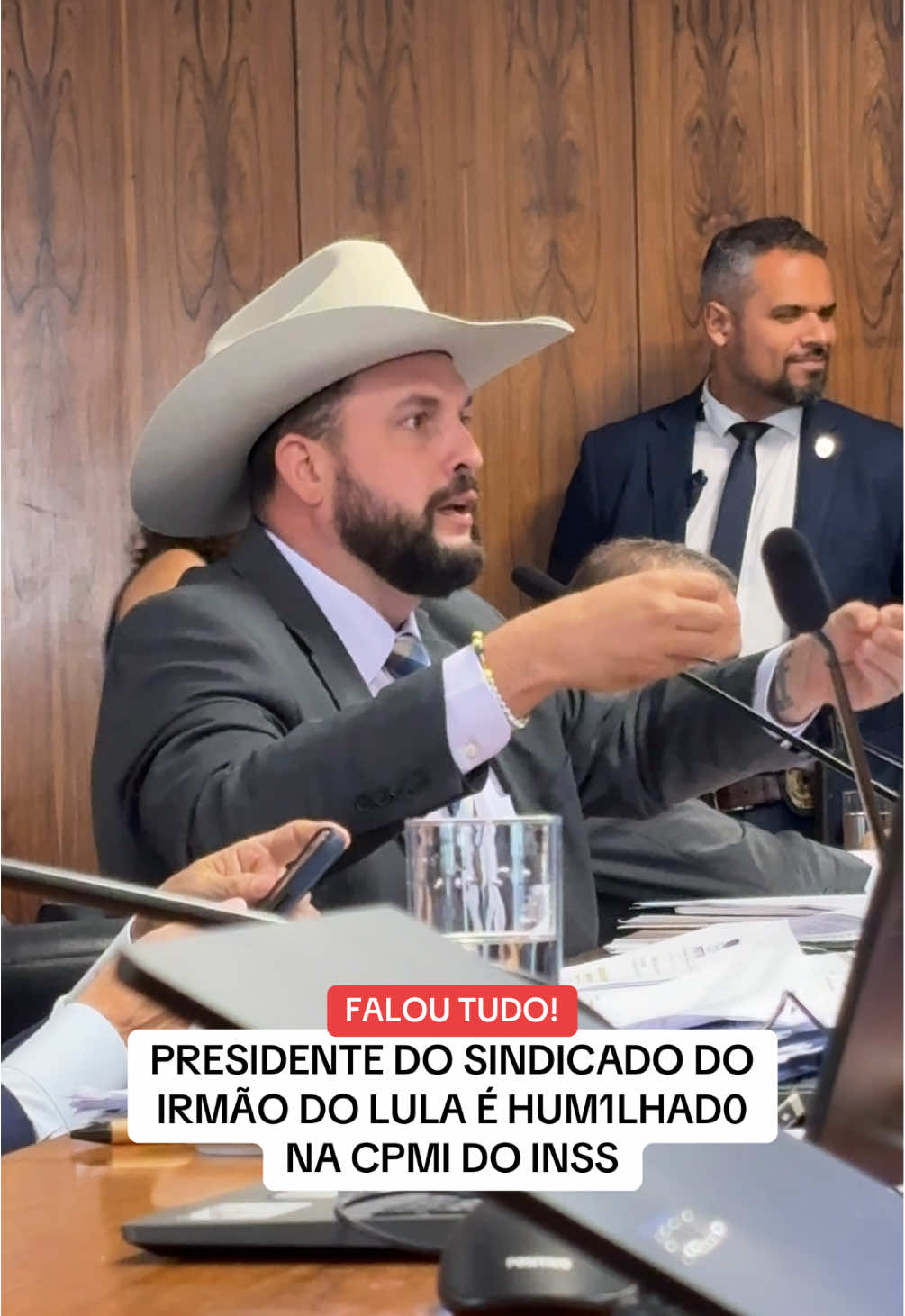 Presidente da Sindnap, sindicado do irmão do Lula, Frei Chico, é questionado fortemente na CPMI do INSS.