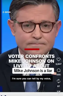 Come on Mike Johnson stop lying to the American people the Republican Party control the Senate the house, the presidency the Supreme Court, and on top of that you have the filibuster so if anytime you wanted to vote or something, you could vote for it you do not need the Democratic Party and that is the truth #BuildTheResistance #NoKings #NeverTrump #DefendOurDemocracy #Protectfreedomofspeech
