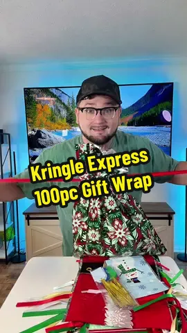 Kringle Express 100pc Gift Wrap #kringleexpress #giftwrapping #giftwrap #tiktokshopblackfriday 
