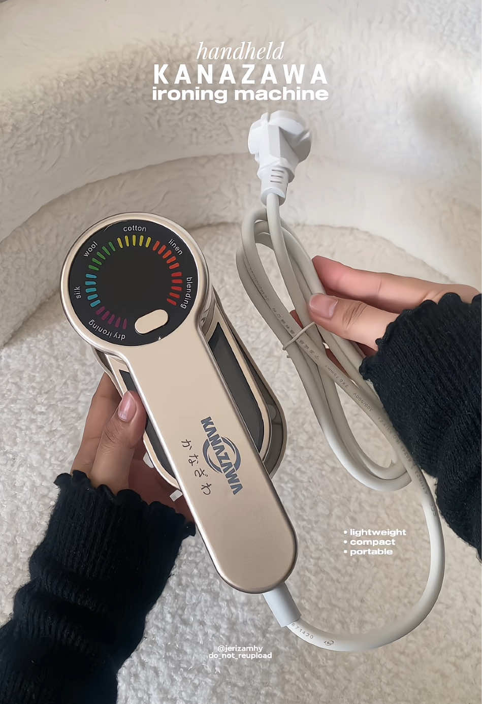 Lightweight, powerful, and portable — KANAZAWA 1200W Iron gives you perfectly pressed clothes in minutes!  #kanazawa #handheldironingmachine #kanazawaironingmachine #ironingmachine #clothessteamer  