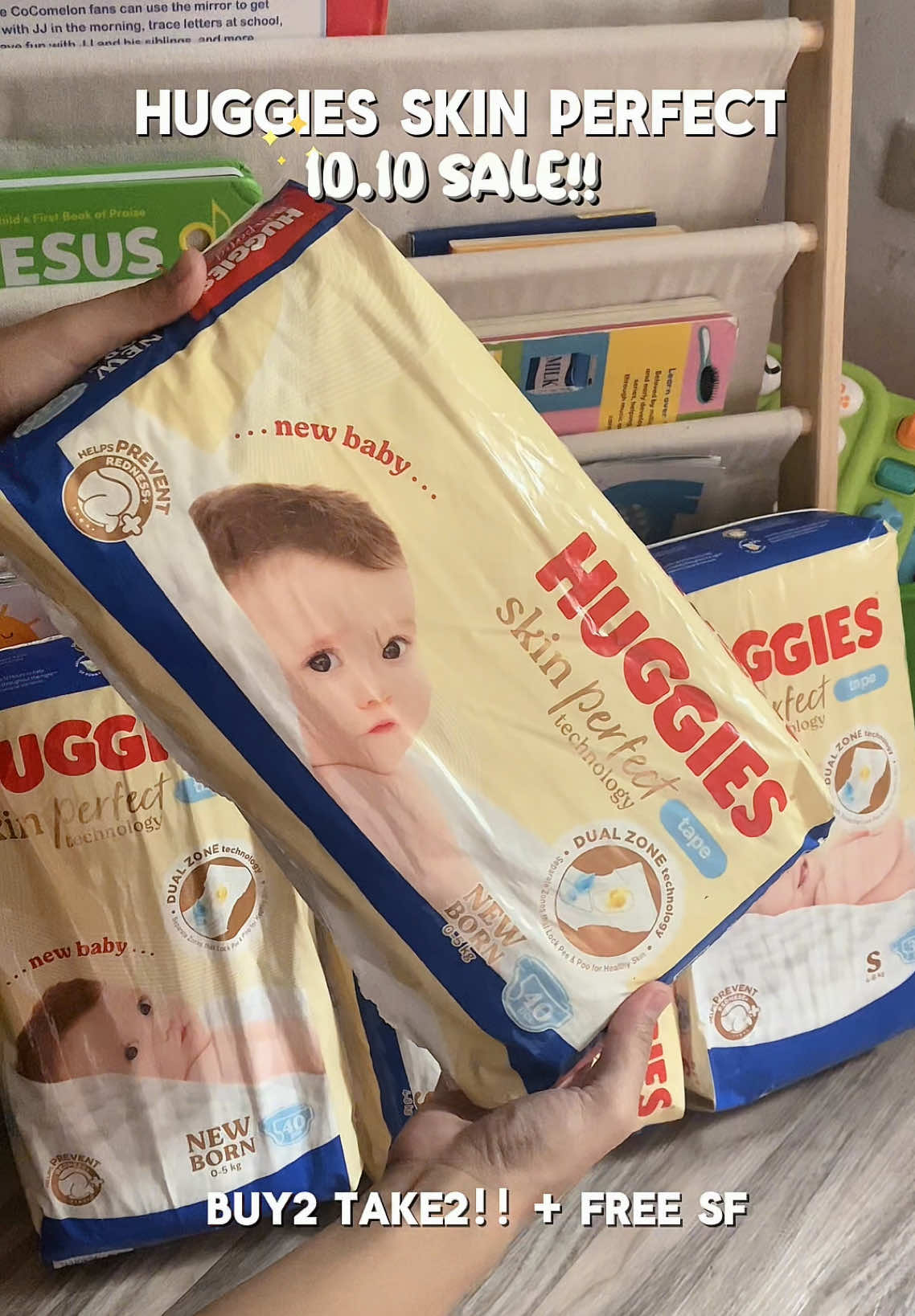 HUGGIES Diapers EXCLUSIVE 10.10 DEALS ✨ #huggiesskinperfect #huggies #huggiesdiaper #babyessentials #newbornessentials  