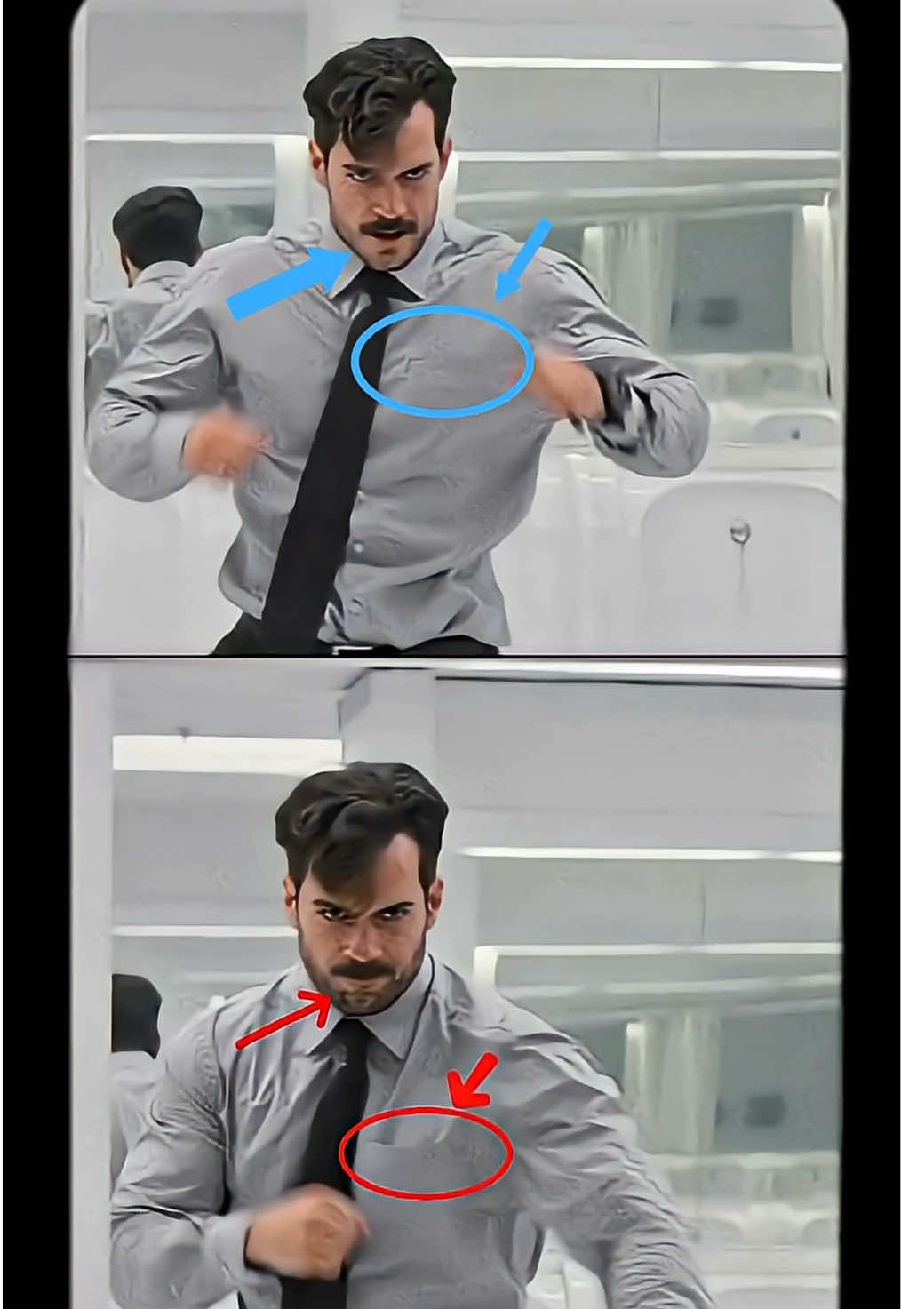 #HenryCavill instantly grows a beard⁉️😱 #missionimpossible #tomcruise #screenwriting #screenwriter 