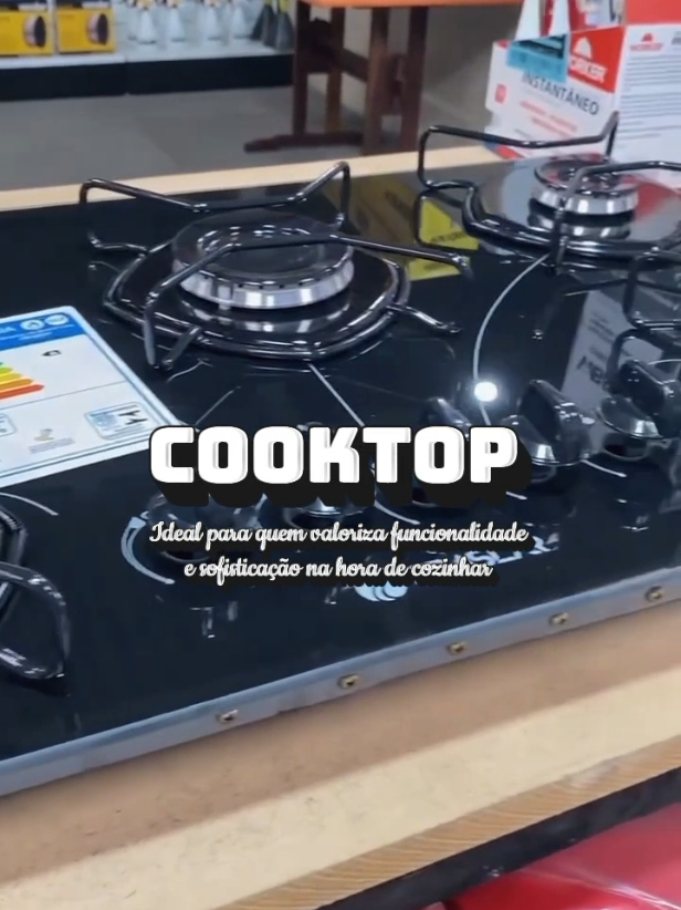 Fogão Cooktop a gás, com 5 bocas e acendimento automático, Braslar. #fogao #cooktop #CooktopBraslar #cooktop5bocas #braslar 