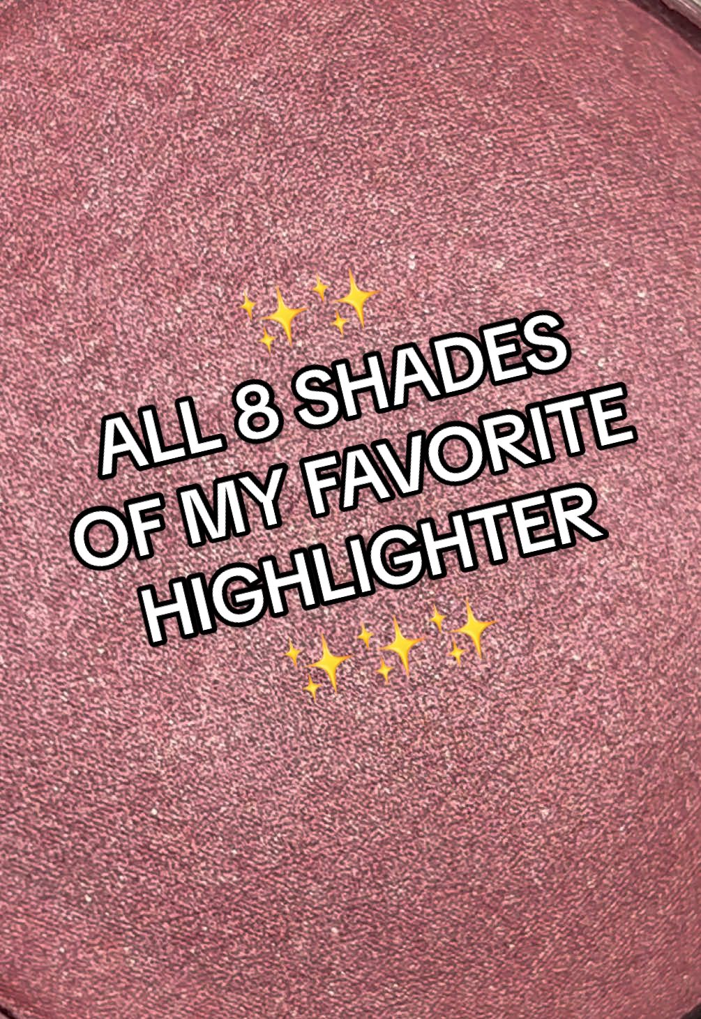 All 8 shades of @FOCALLURE US ‘s mesmerizing Star Crash Stretchy Highlighters ✨💫     Which one is your favorite?        It’s no secret that these are my favorite highlighters, I cannot recommend them enough. There’s a wide variety of shades to choose from, and they are SUPER affordable! You can use them on your face, body, hair and nails too ✨         All 8 shades are linked to this video - you can pick and choose or get all 8 for a special price, just click the orange cart 🛒           #focallure #focallurebeauty #highlighter #glitter #makeup 