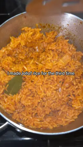 I’m actually more happier about this one ☺️ #fyp #cookingathometiktoktv #jollofrice 