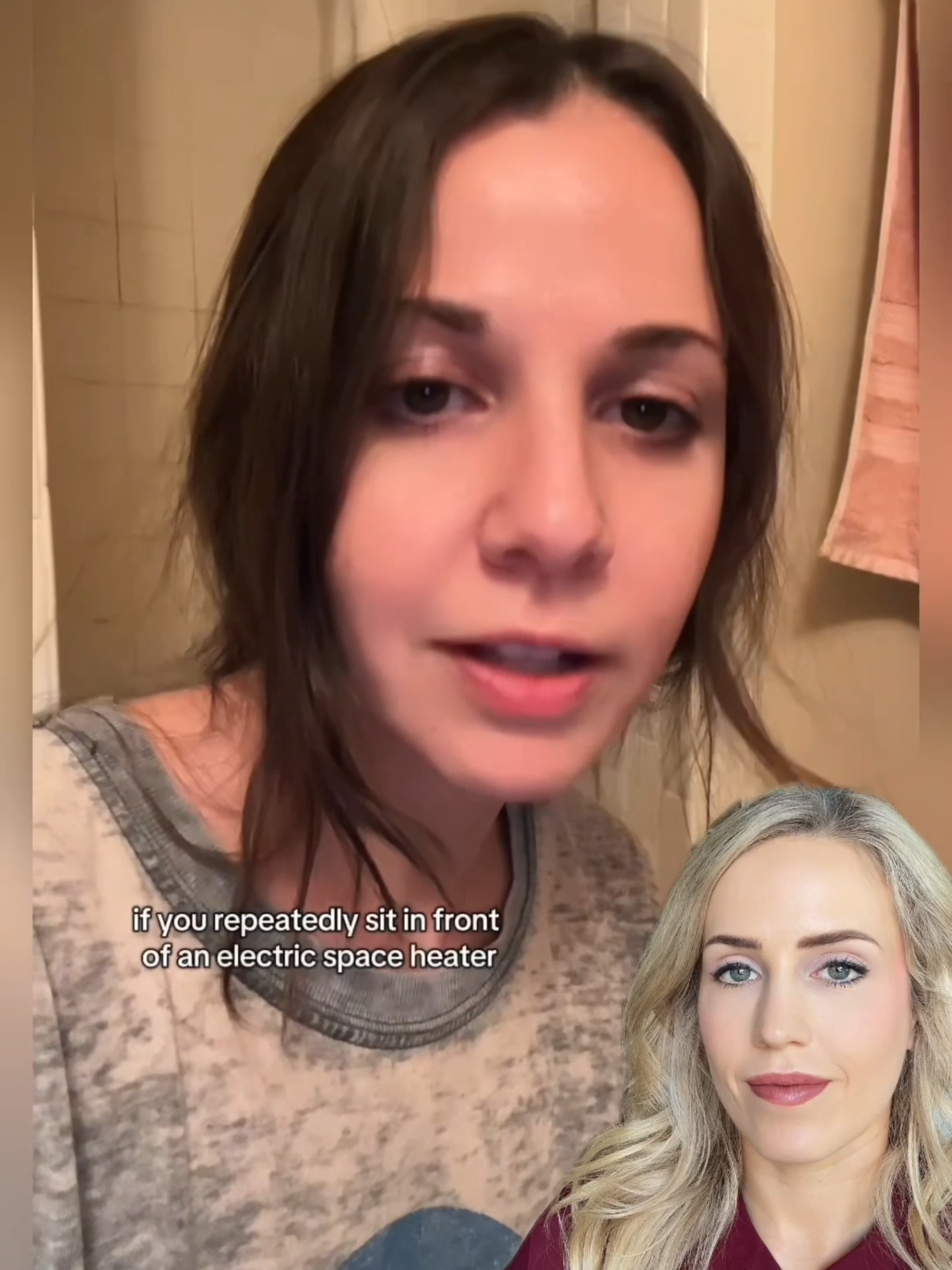 Heat with caution! 🎥 @itsalexandrasedlak  #toastedskin #medical #skinhealth #safety