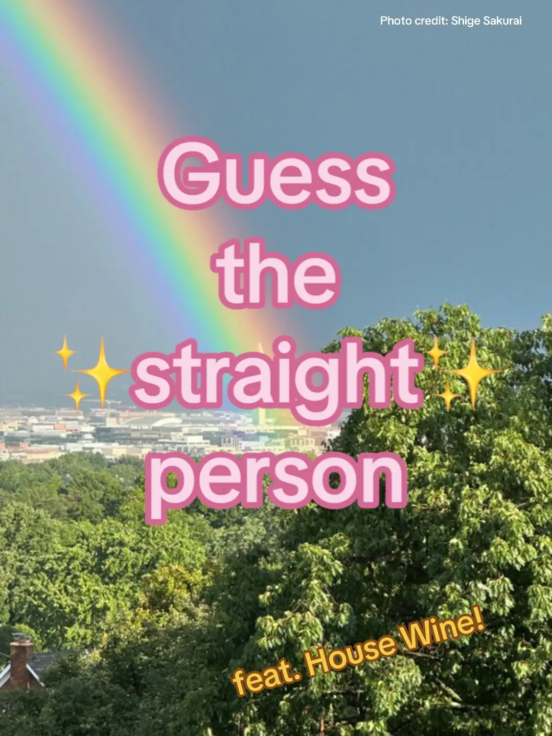 We have a fun game for you! Guess the straight person here at HRC with a little help from our friends at @ourhousewine. Comment your guesses below!