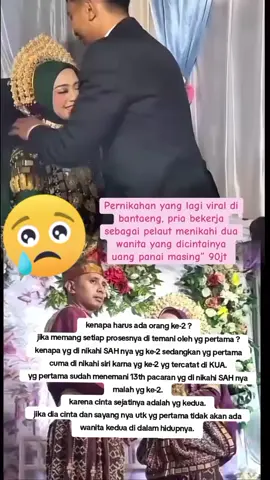 kenapa harus begitu ? kenapa lagi lagi yg di sakiti wanita ? selemah itu kah wanita hingga di titik pasrah pun dia rela di madu 🥺 kenapa lagi lagi kasusnya di menangkan oleh oknum pelaut ? #pelautindonesia #sulawesi #pernikahanviral 
