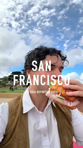 Mis mejores recomendaciones culinarias y turísticas para tu próxima visita a San Francisco, California. Soy muy feliz siempre que vacaciono aquí, así que me da much gusto poder compartirles esta guía para que ustedes puedan planear su viaje perfecto, también🌁🤍- @VisitCalifornia #cocinaconricardo - ● Restaurantes / comida: ○ Parachute Bakery – Pastelería deliciosa dentro del Ferry Building. ○ Matcha Café Maiko – Soft serve de matcha cremoso, me encantó. ○ Sisterita – Brunch cozy con su bello french toast + plátano brûlée. ○ Dalida - Mediterráneo con platillos refinados de sabor espectacular. Kebab inolvidable. ○ Fog Harbor – Clam chowder clásico en pan en Pier 39, linda vista. ○ The Laundromat – Bagels por la mañana, pizza por la tarde. Rico y relajado. ○ Kiss of Matcha – Otro soft serve top, con dango. Súper lindo. ○ Bix – Cena elegante en ambiente de jazz clásico. Se los recomiendo para una cita romántica. ○ Chotto Matte – Cocina Nikkei (japonesa-peruana). Delicioso y lugar moderno. ● Experiencias / lugares: ○ Ferry Building – mercado gourmet y parada foodie imprescindible. ○ Photo Works – Cabinas antiguas de fotos, nostalgia analógica y fotos lindas para el recuerdo. ○ Palace of Fine Arts – Paseo arquitectónico tranquilo, perfecto para caminar. ○ Waymo – Viaje futurista en auto autónomo. ○ Pier 39 – Tienditas excéntricas, músicos callejeros y focas tomando el sol. ○ Bicicleta sobre el Golden Gate – Mi highlight: viento, vistas y pura libertad. ○ Yosemite + Muir Woods – Naturaleza inmensa que cambia la perspectiva. ○ California Street (cable car) – Subidas, bajadas y tranvía clásico con vistas. ○ 2601 Lyon Street – Spot cinéfilo: la escuela de The Princess Diaries. ○ Painted Ladies – Las casas victorianas más famosas con skyline de fondo #sanfrancisco #visitcalifornia #foodguide #travelguide 