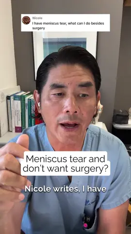 Meniscus tear and don’t want surgery? Dr. Lin explains why the location of the tear matters, how surgery often shaves tissue, and why preserving your meniscus is key. Today, more doctors recommend holding onto as much native tissue as possible—and exploring options like PRP or stem cells to support healing and slow down arthritis. #MeniscusTear #KneePainRelief #AvoidSurgery #JointHealth #fyp