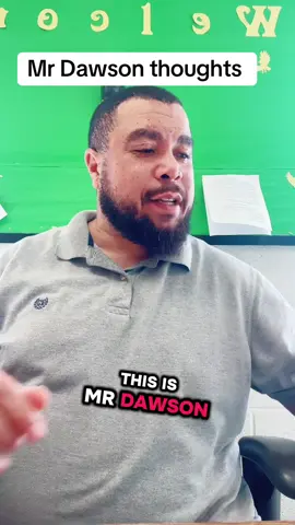Mr Dawson thoughts 