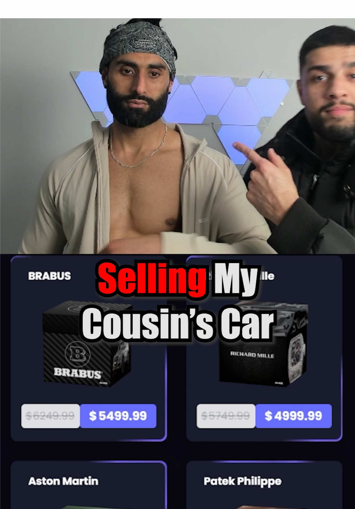 Selling My Cousin's Car To Open BRABUS Mystery Boxes😅 #mysterybox #rillabox #brabus #brabusg63 