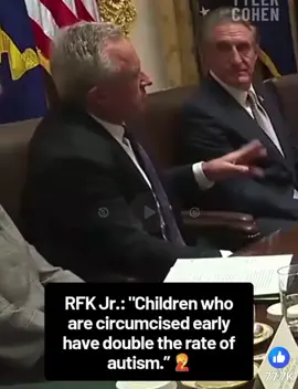 This guy is such a FU*KIN idiot. Where is he gettin this shit from? All you guys that are cut, you have autism and you may not not know it. Ask your moms if she took Tylenol while she was pregnant with you. Wonder how  the so called “press secretary” will respond to the breaking scientific news.