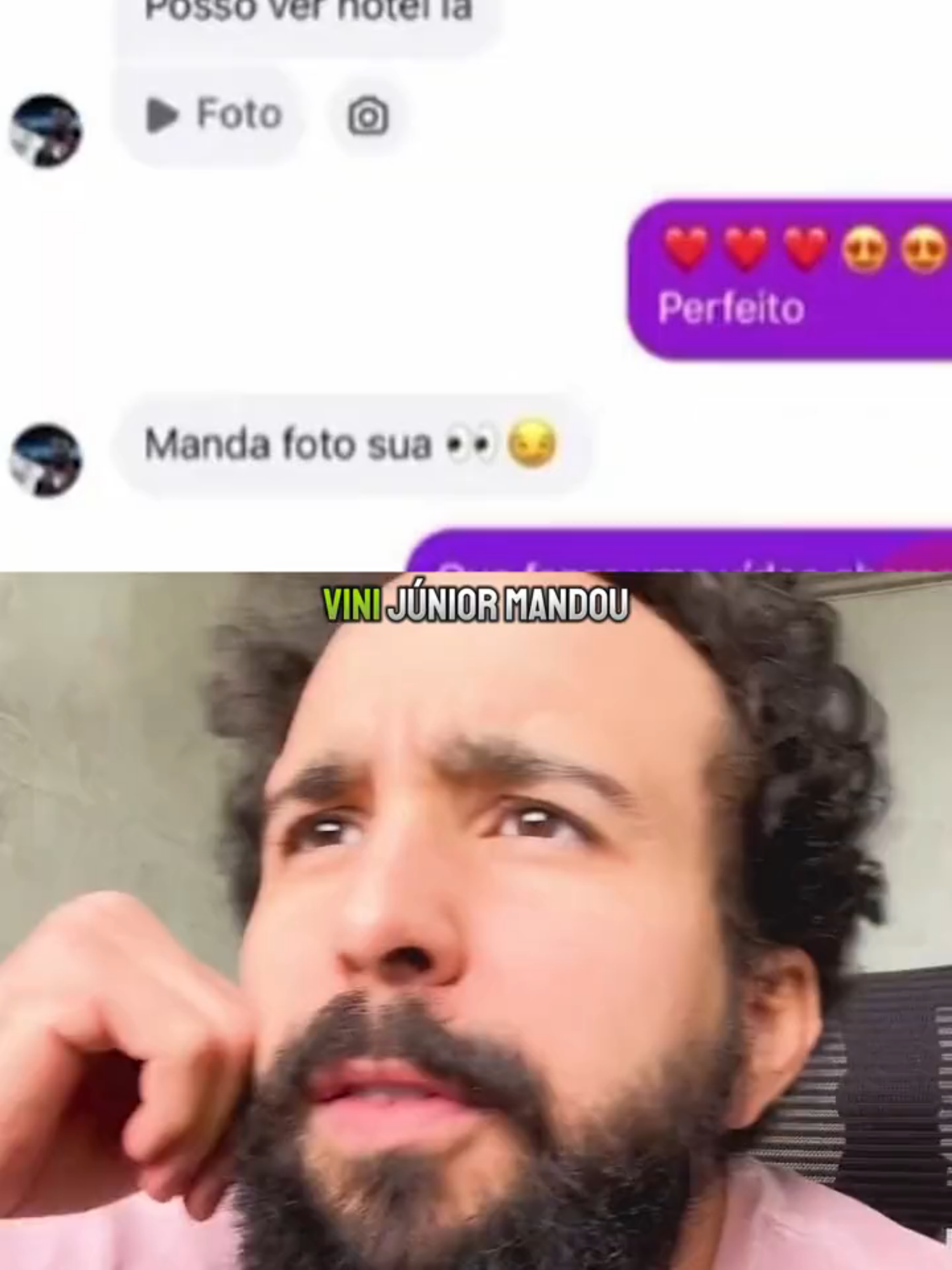 PESSOAl OLHA O PAPINHO DO NOSSO VIRGINIO JR KKKKK #vinijr #virginiafonceca