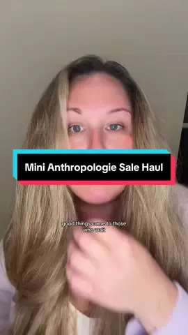 Life Lessons and Shopping go well together @Anthropologie @Garden City Center 🤝 #anthropologiesale #anthropologiehaul #salescores #minishoppinghaul #goodthingscometothosewhowait 