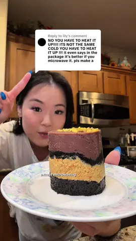 Replying to @lily SO MUCH BETTER WARMED UP #costco #costcodubaichocolate #dubaichocolate #dubaichocolatecake #costcofinds 