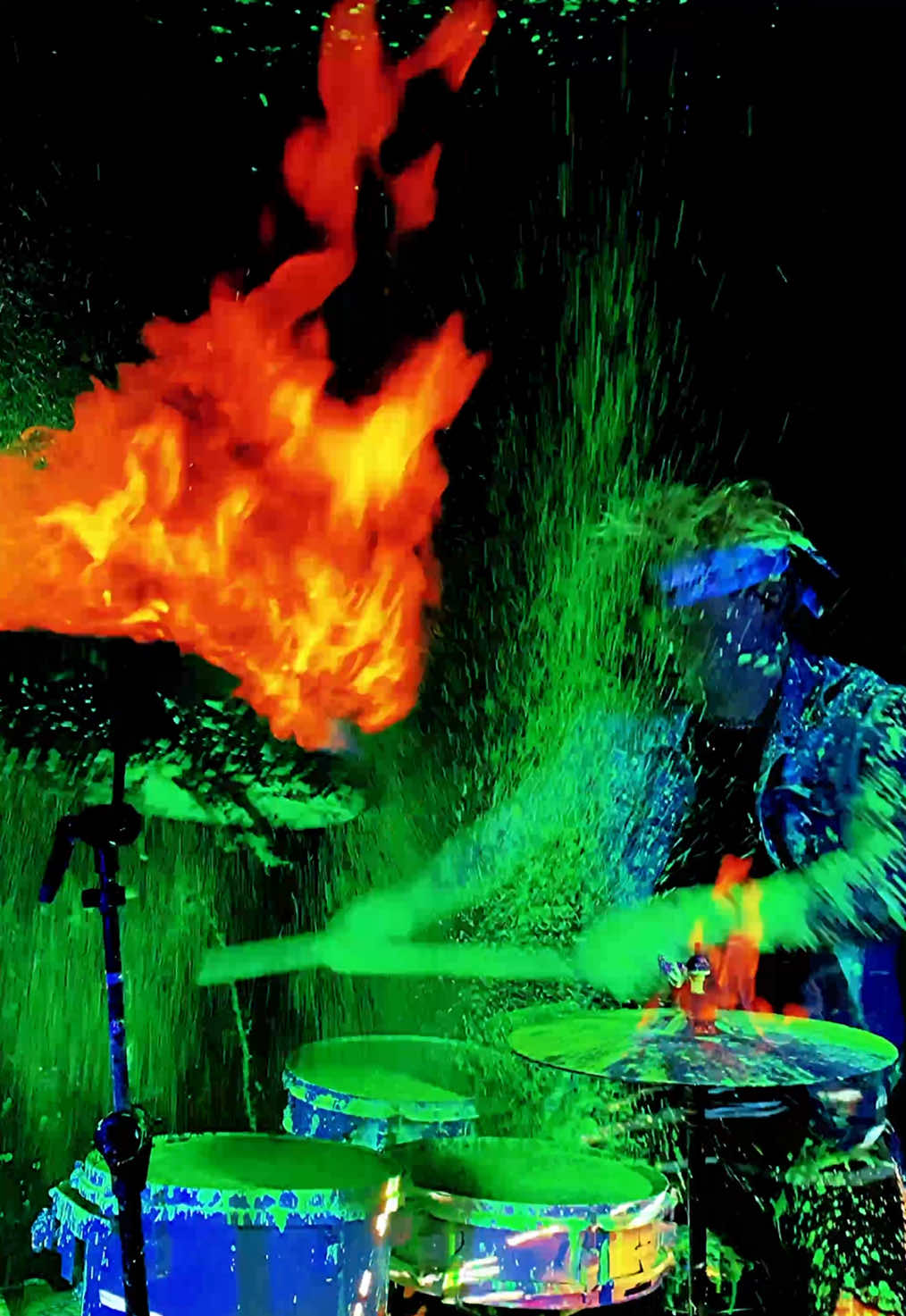 Limitations create limitless creativity if your perspective is right.🎨🎯 #paint #drums #reels #visualart