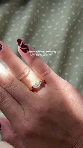 It’s the way she catches the light for me!! Marquise cut, 925 band, lab grown moissanite. Proof that simple doesn’t mean basic 💎💫 #labgrown #moissanite #jewelrytok