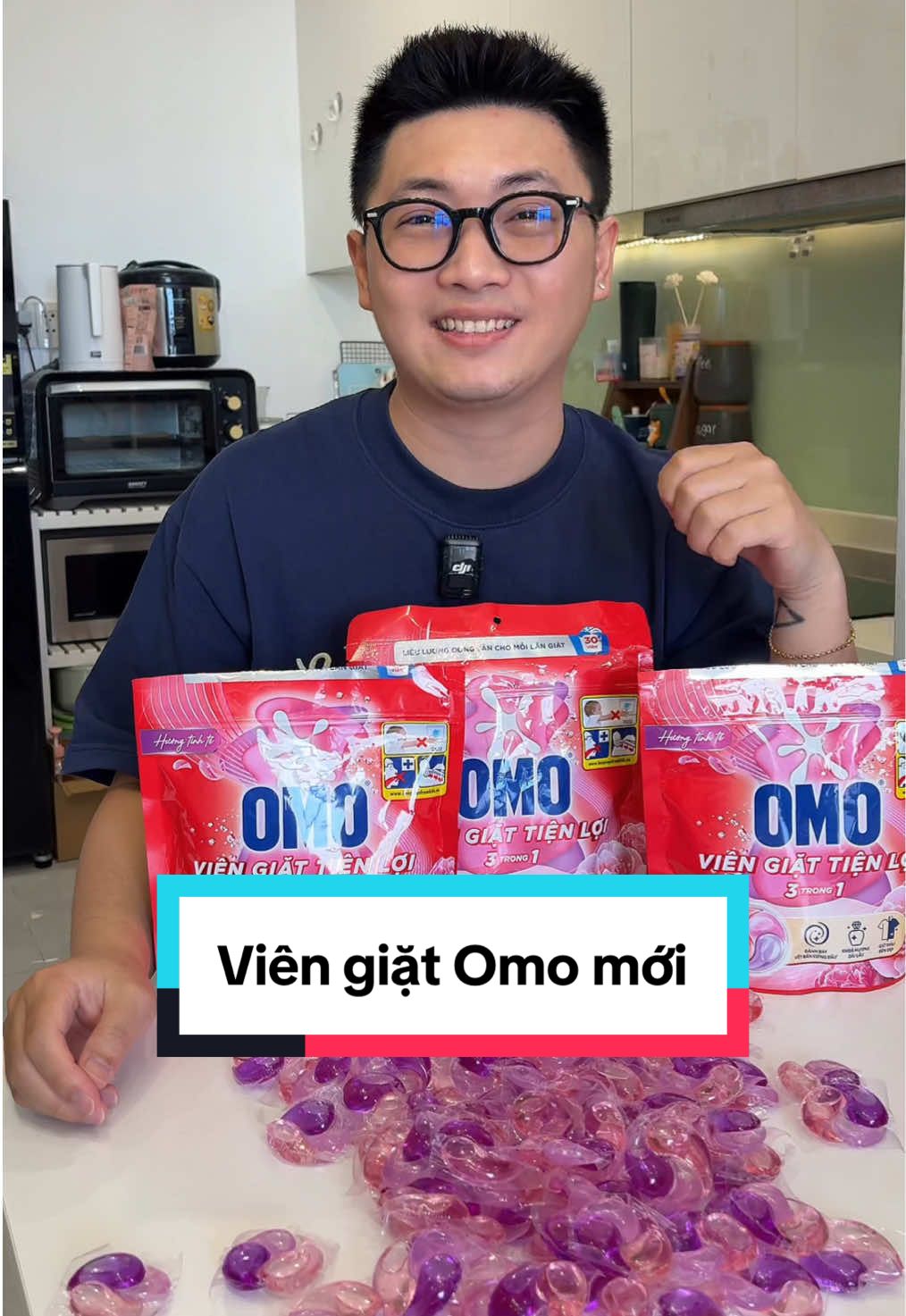 Viên giặt Omo thế hệ mới xài okelah sạch thơm lắm anh chị #viengiat #viengiatomo #viengiatomomatic3trong1tienloi #xuhuong 