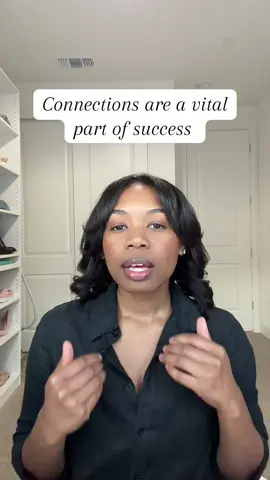 Any successful person will tell you connections matter 💫 #dontgetcaughtup #careertok #successhabits #wisdom 