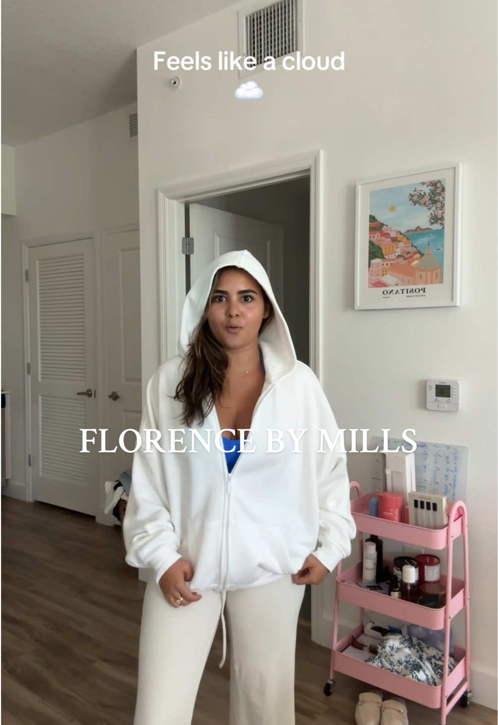 The most comfy zip up hoodie 🤍 @Florence By Mills Fashion 