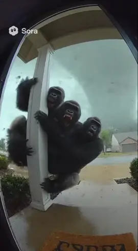 #Viral #ViralVideo #fyp #gorilla #tornado 