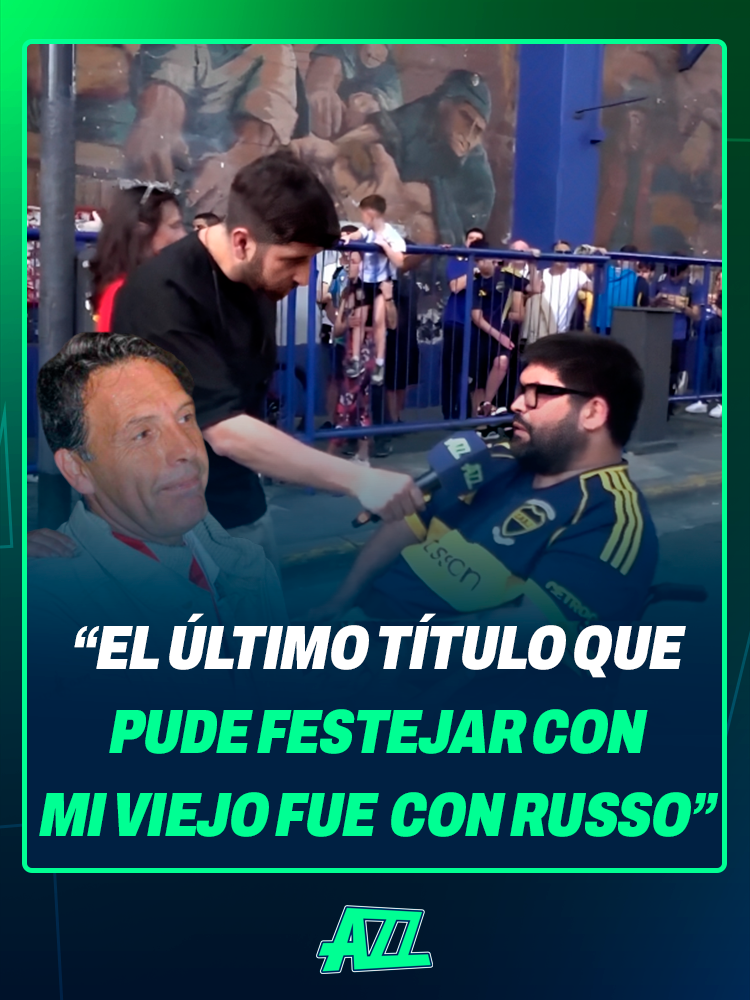 “Yo perdí a mi viejo en el 2007 y el último festejo lo tuve gracias a Russo con la sexta Libertadores. Nunca pude ir al cementerio a despedir a mi papá y hoy vengo por amor a un hombre que dejó hasta lo último para dirigir a Boca” 🎙️ El móvil de @adrisanchez_32 desde La Bombonera #SeViene  #Argentina #you #fyp #Russo #AFA #futbolargentino #Riquelme #Boca #Bombonera #Libertadores