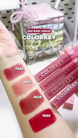 Son kem velvet Colorkey 💕  #soncolorkey #sonnhungcolorkey #sonxinh  #goclamdep #xuhuong 