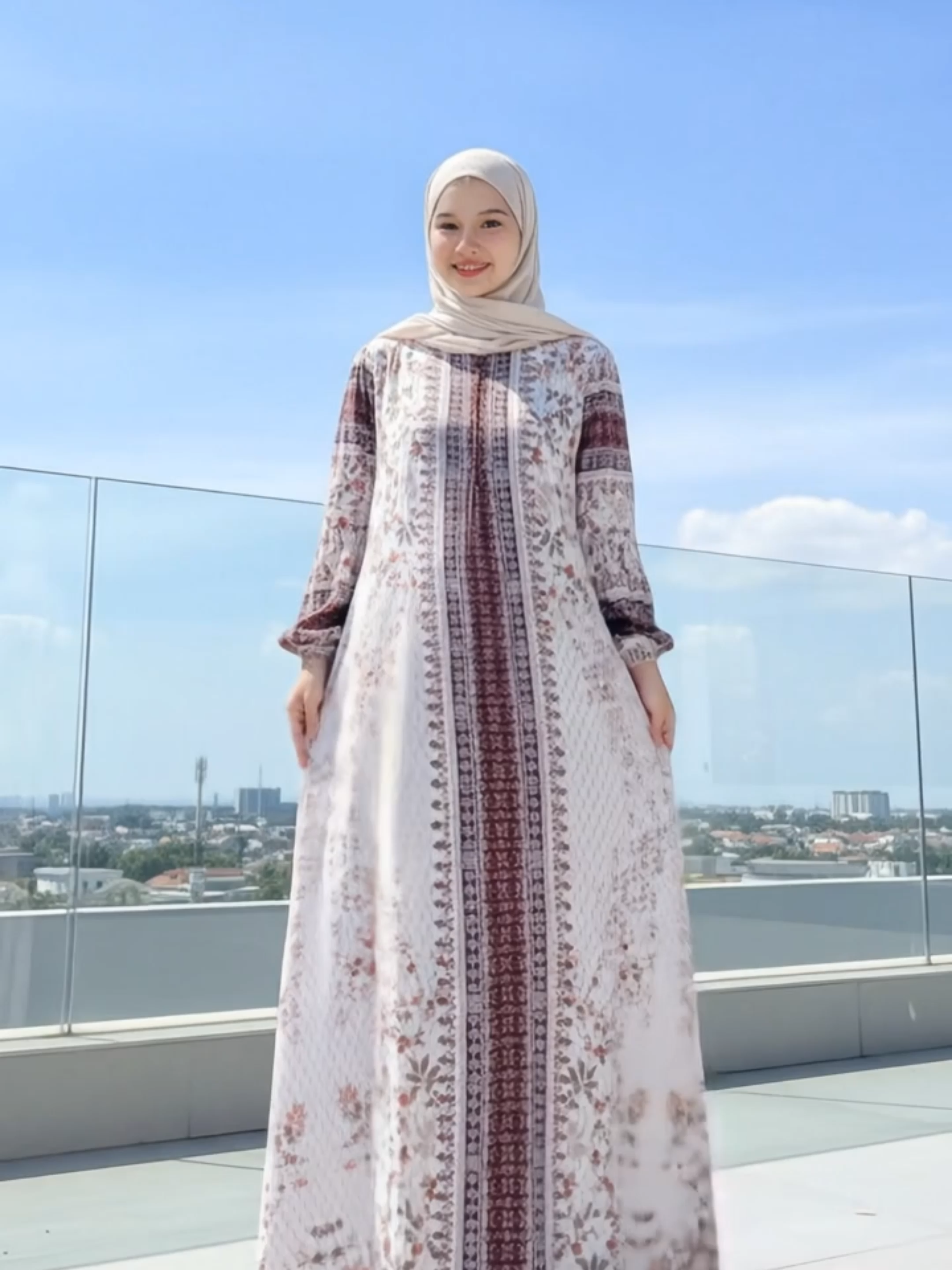 Anisa Dress Gamis Wanita Panjang Rayon Terbaru Muslimah Lebaran Model Lengan Balon Yayuku by Yayoe Hijab  #gamisputih #gamispolos #gamismurah #gamispremium