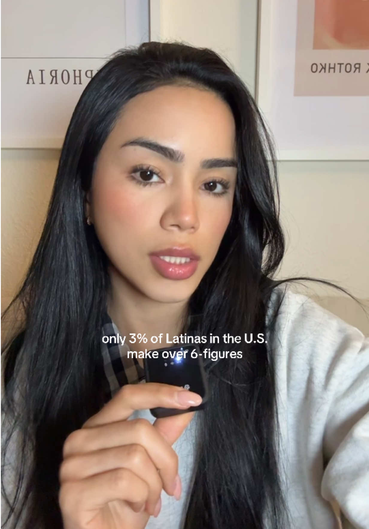 @selfmadeheiress started the conversation and gave her take ✨  #latinas #sixfigureincome #6figures #career #firstgen 