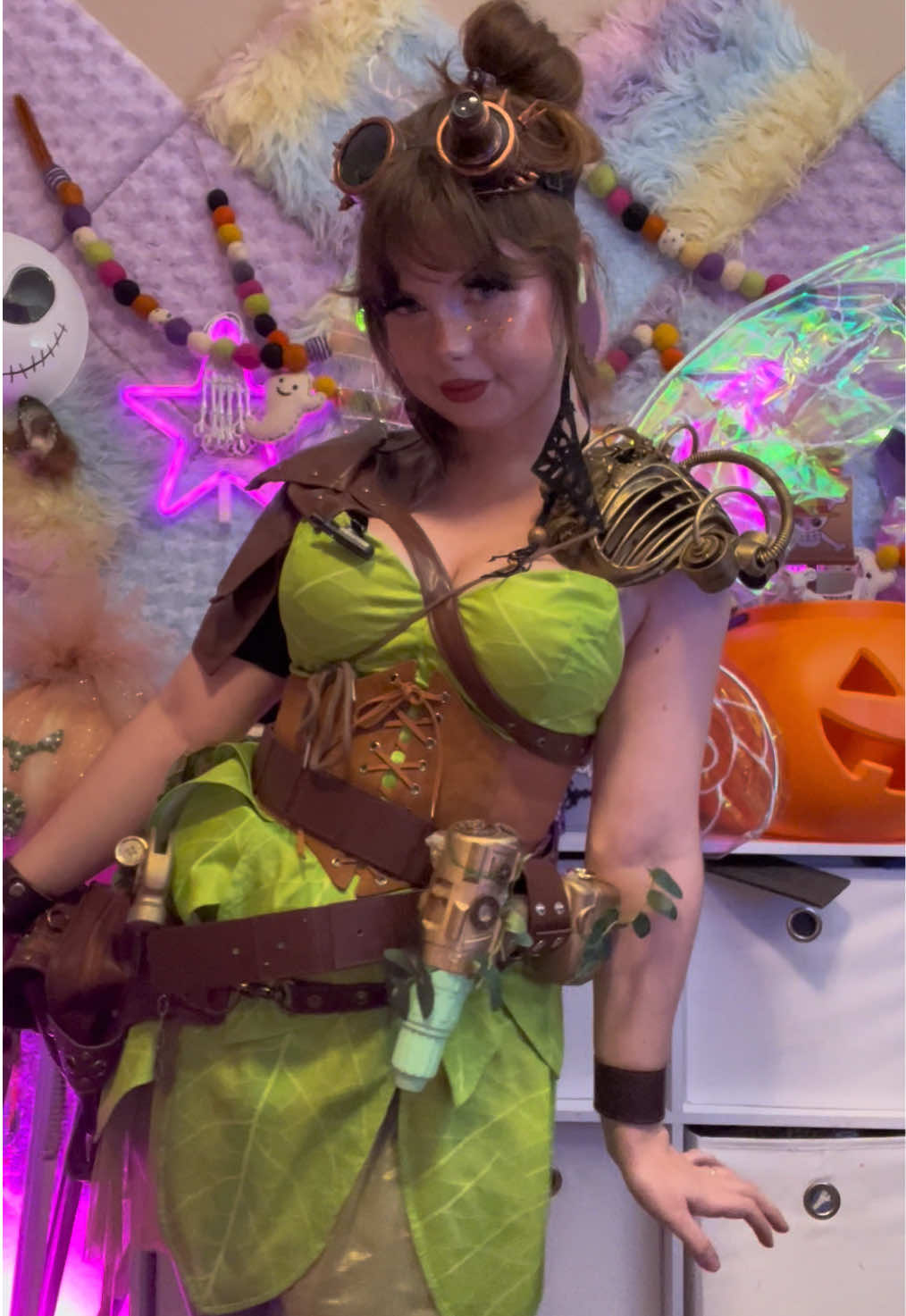#tinkerbell #cosplay #steampunk #fairy #grwm 