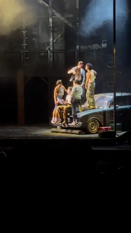 seeing this in person after the tik tok video was exactly what it was supposed to be and more. #jaydonnget #twobit #theoutsidersmusical #theoutsiderstour #hoodsturnedheroes