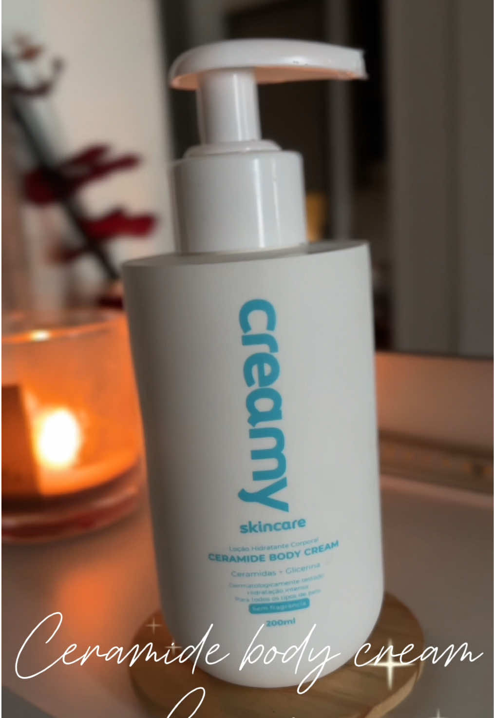 Meu segredo pra pele de nuvem depois do banho ☁️💦  @Creamy Skincare  #creamyloversceramide #creamy 