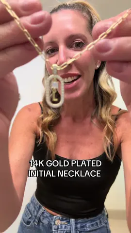 ✨ The perfect sentimental Christmas gift 🎁 These initial necklaces are a beautiful way to keep loved ones close to your heart — timeless, personal, and wrapped in 14K gold warmth. A thoughtful gift for moms, daughters, sisters, or best friends #christmasgift #necklaces #giftformoms #jewelry #initialnecklace 