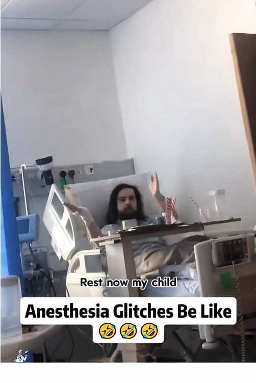 Anesthesia glitches be like …🤪😂🤣😳#usa #funnyvideos #anesthesia #funnymoments #reaction 