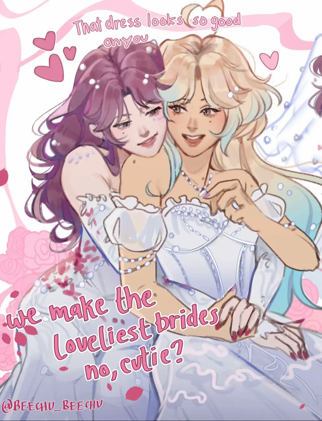 Im sorry im late for international Lesbian day but in my defence lesbians should be celebrated and loved everyday  #loveanddeepspace #rafayelloveanddeepspace #yuri #rafayel 
